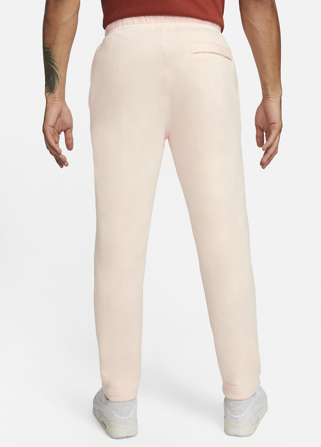 Кремовые спортивные демисезонные прямые брюки Nike