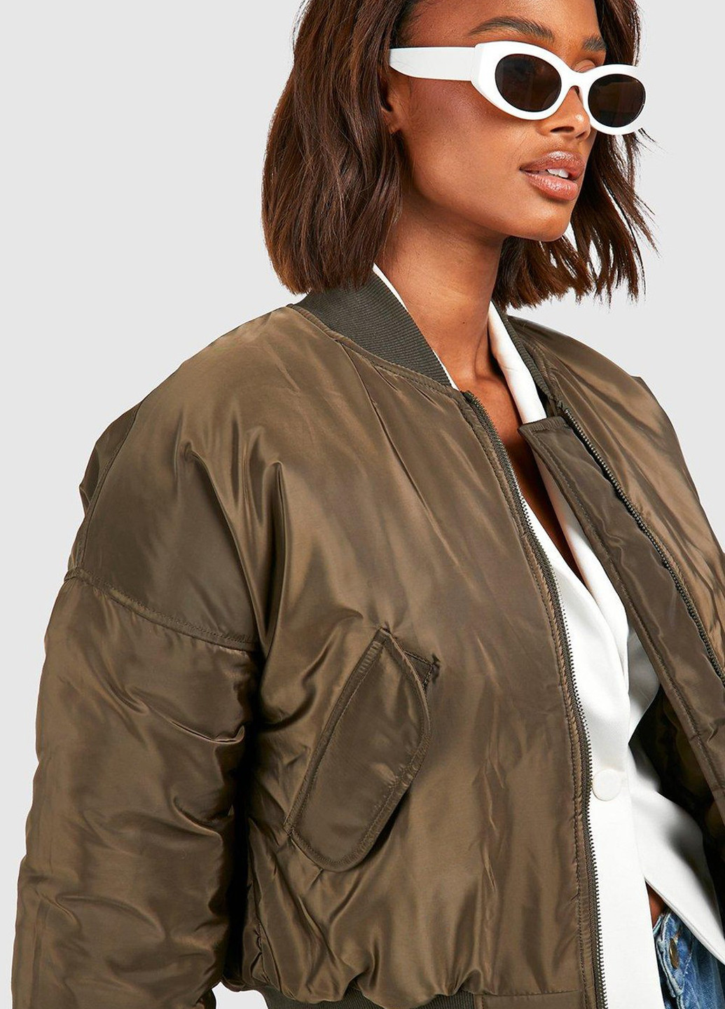 Бомбер Boohoo на блискавці (311950503)