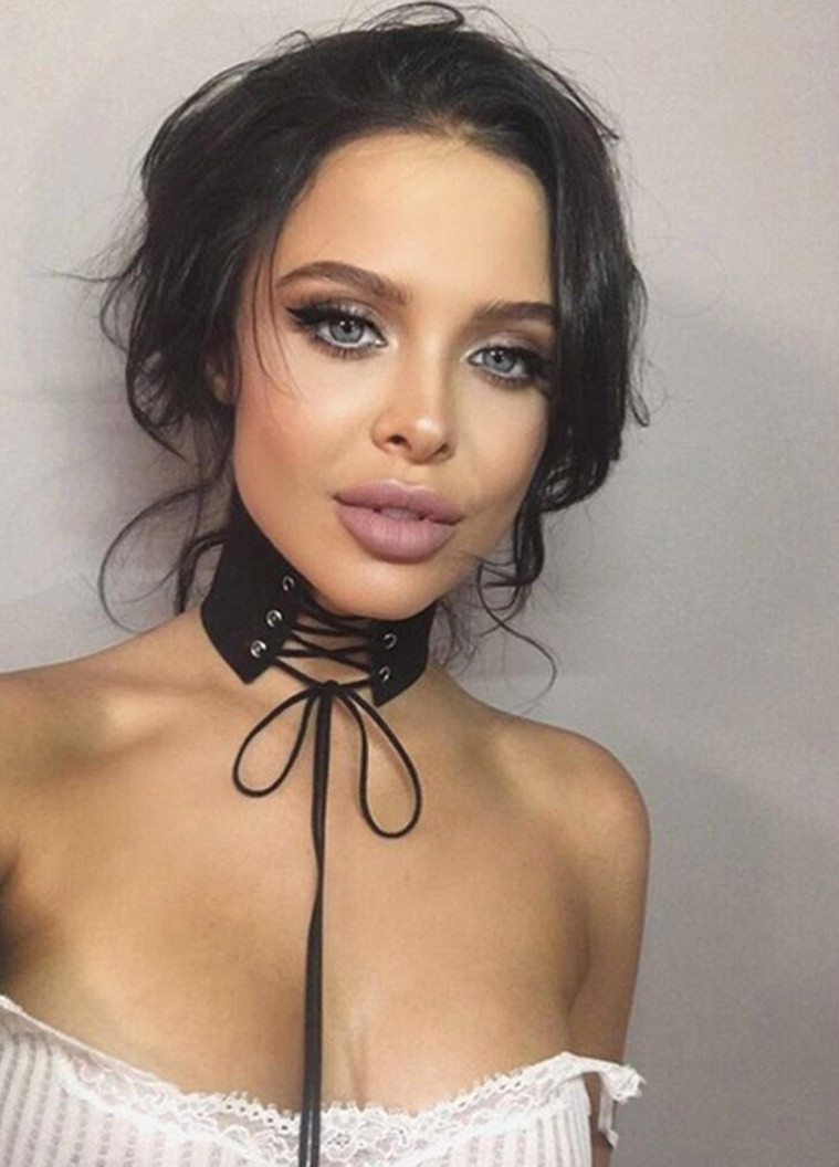 Чокер Langsha метал, екошкіра (252830686)