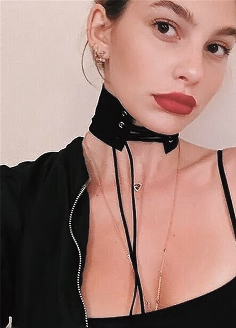 Чокер Langsha метал, екошкіра (252830686)