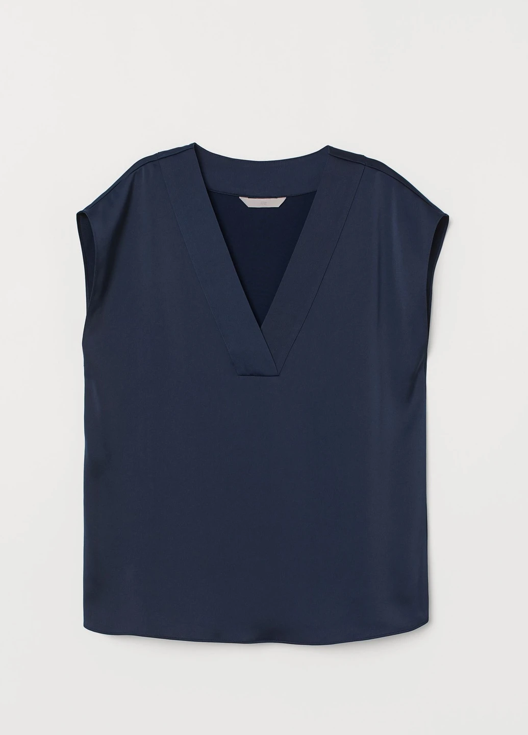 Темно-синя блуза H&M