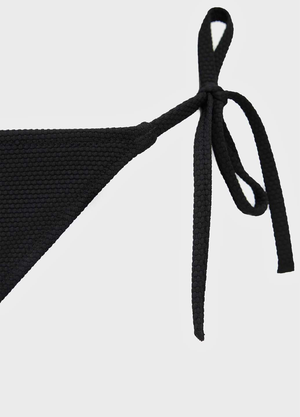 Черные купальные трусики однотонные Calvin Klein