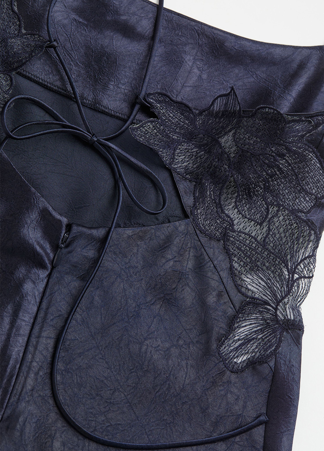 Темно-синя кежуал сукня H&M однотонна