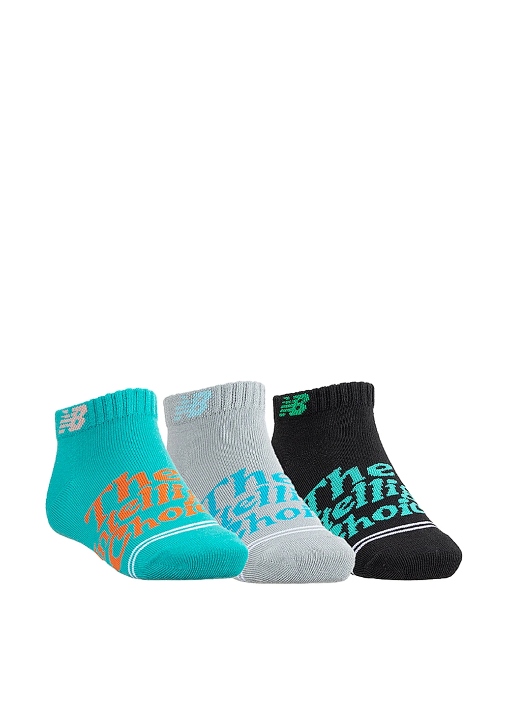Носки (3 пары) New Balance New Balance Kids Endless Days Low Cut 3P (368526678)