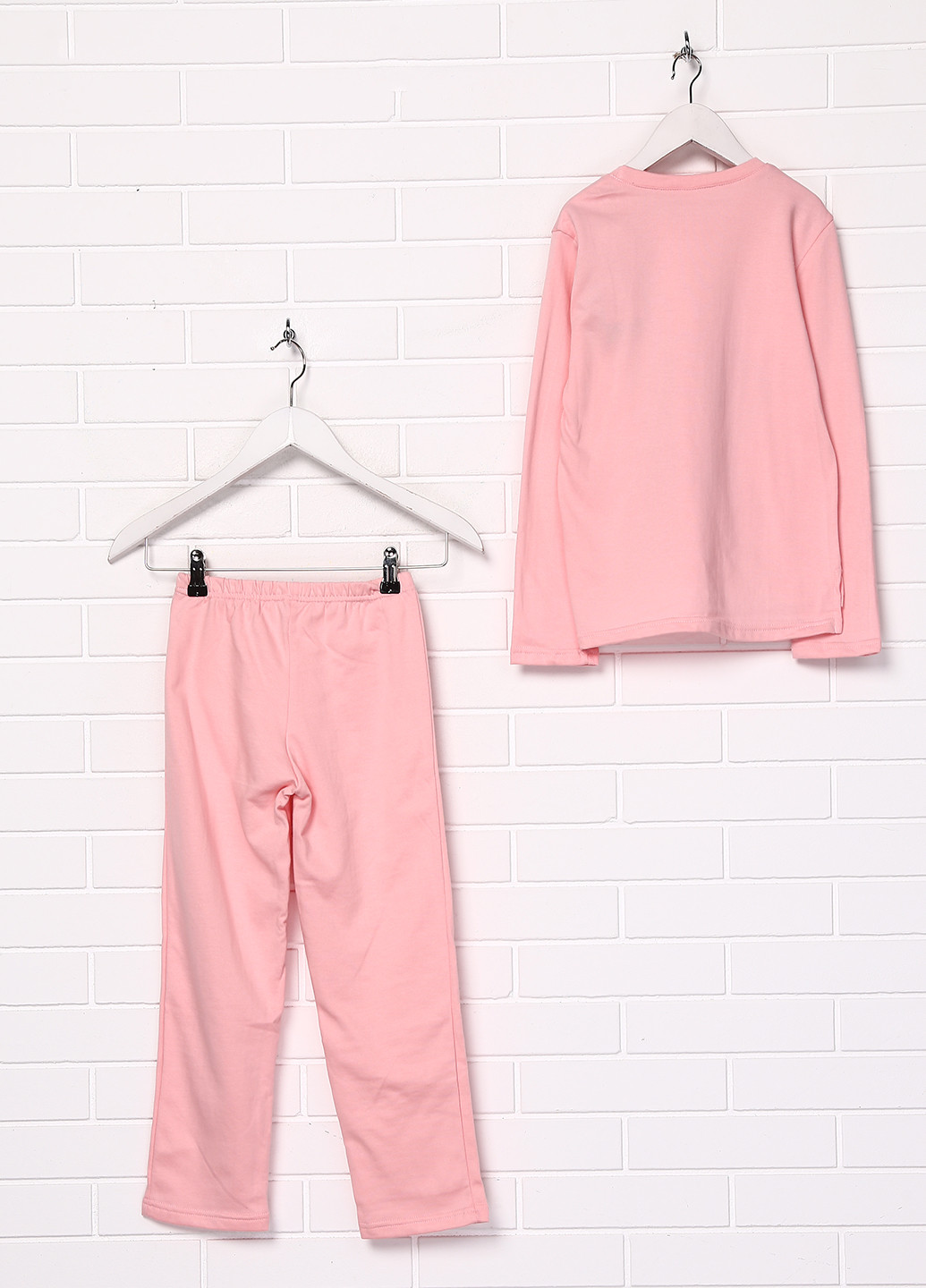 Светло-розовая всесезон пижама (лонгслив, брюки) Aniele
