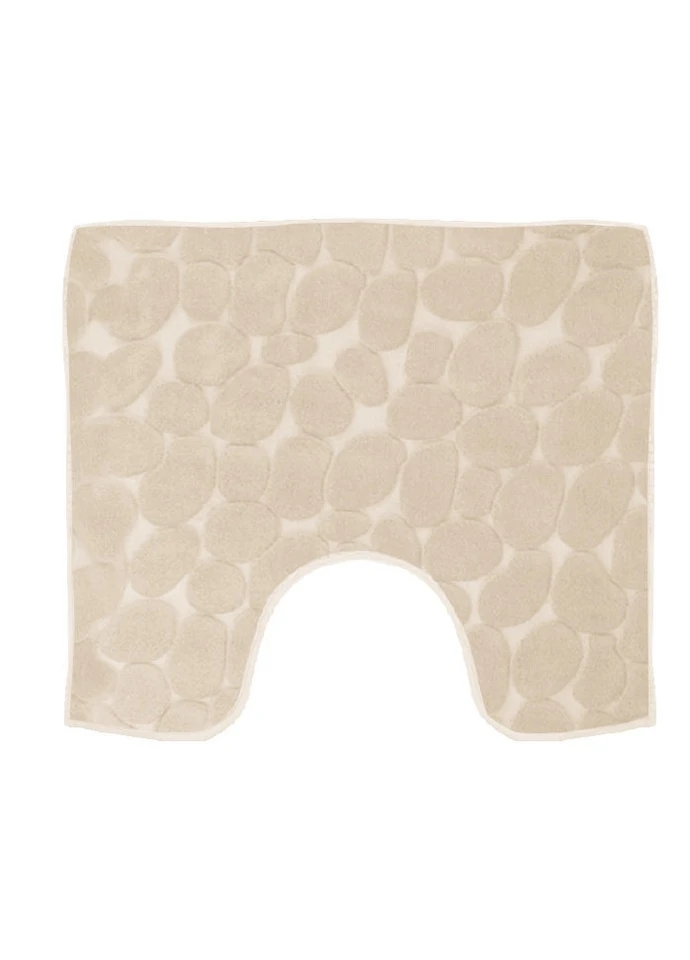 Килимок для туалету Trento Coral Velvet Ground Бежевий Trento Design Studio (253786106)