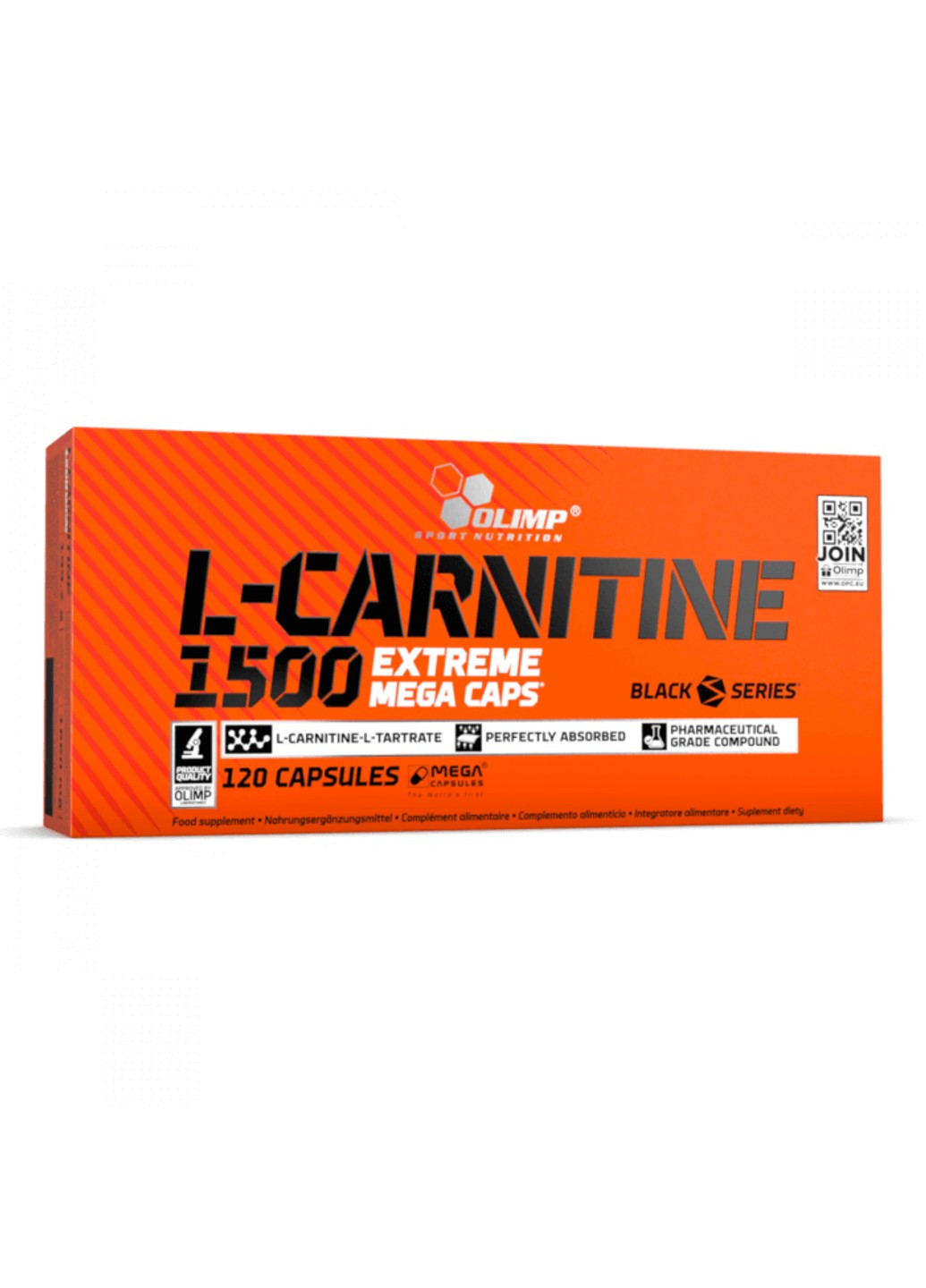 Л-карнитин L-Carnitine 1500 Extreme Mega Caps (120 капс) олимп Olimp (255363245)