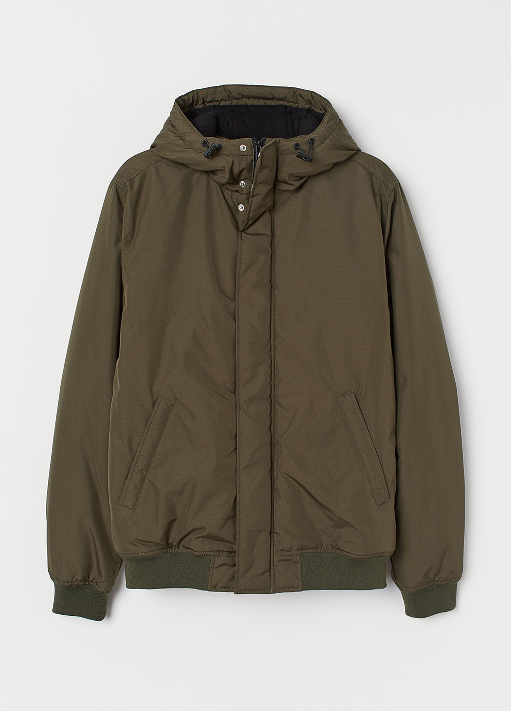 Оливковая (хаки) демисезонная куртка H&M