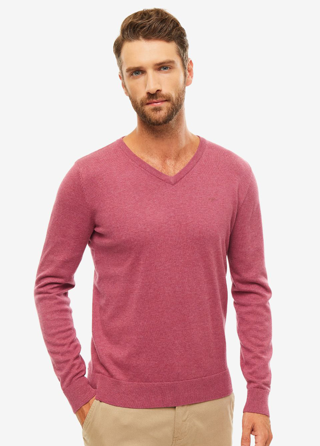 Рожевий демісезонний пуловер пуловер Tom Tailor