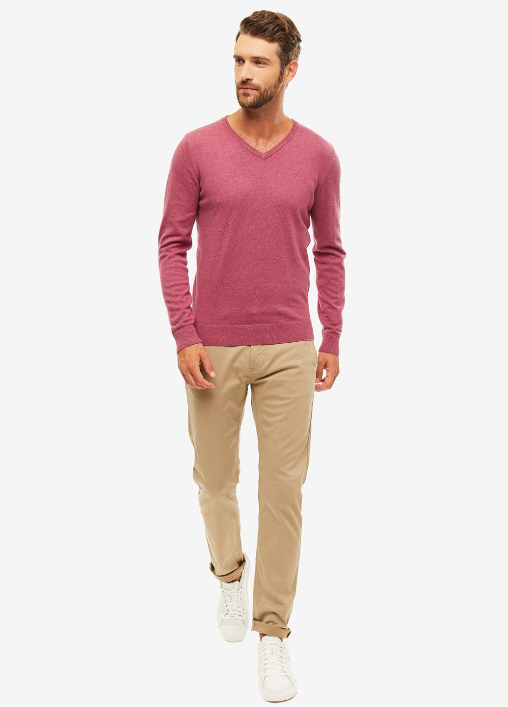 Рожевий демісезонний пуловер пуловер Tom Tailor