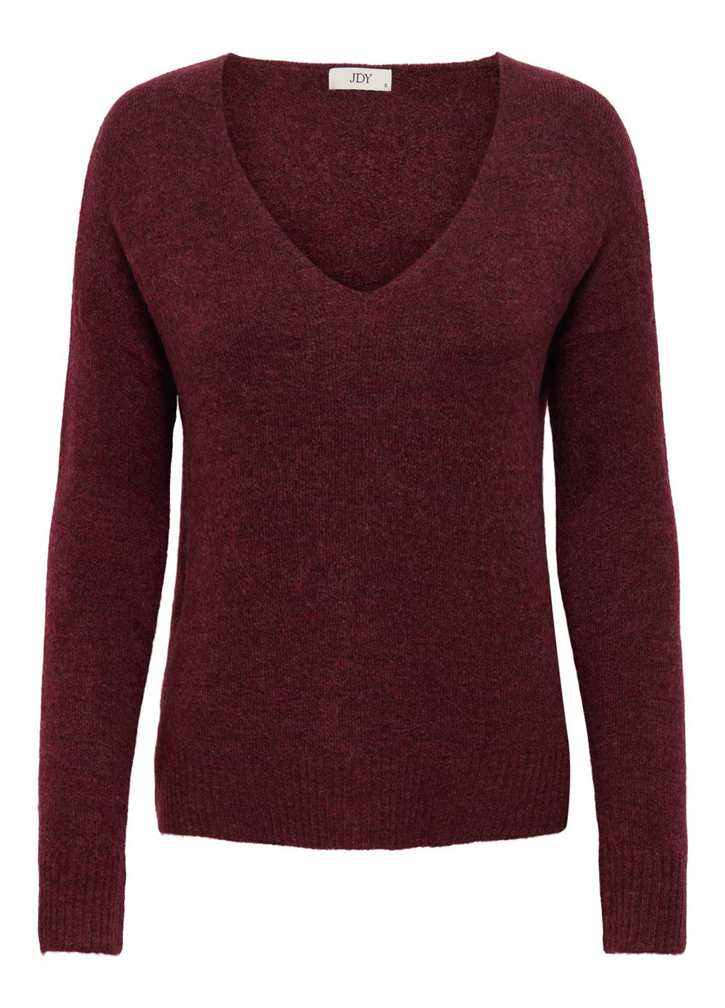 Темно-вишневый демисезонный пуловер пуловер Only