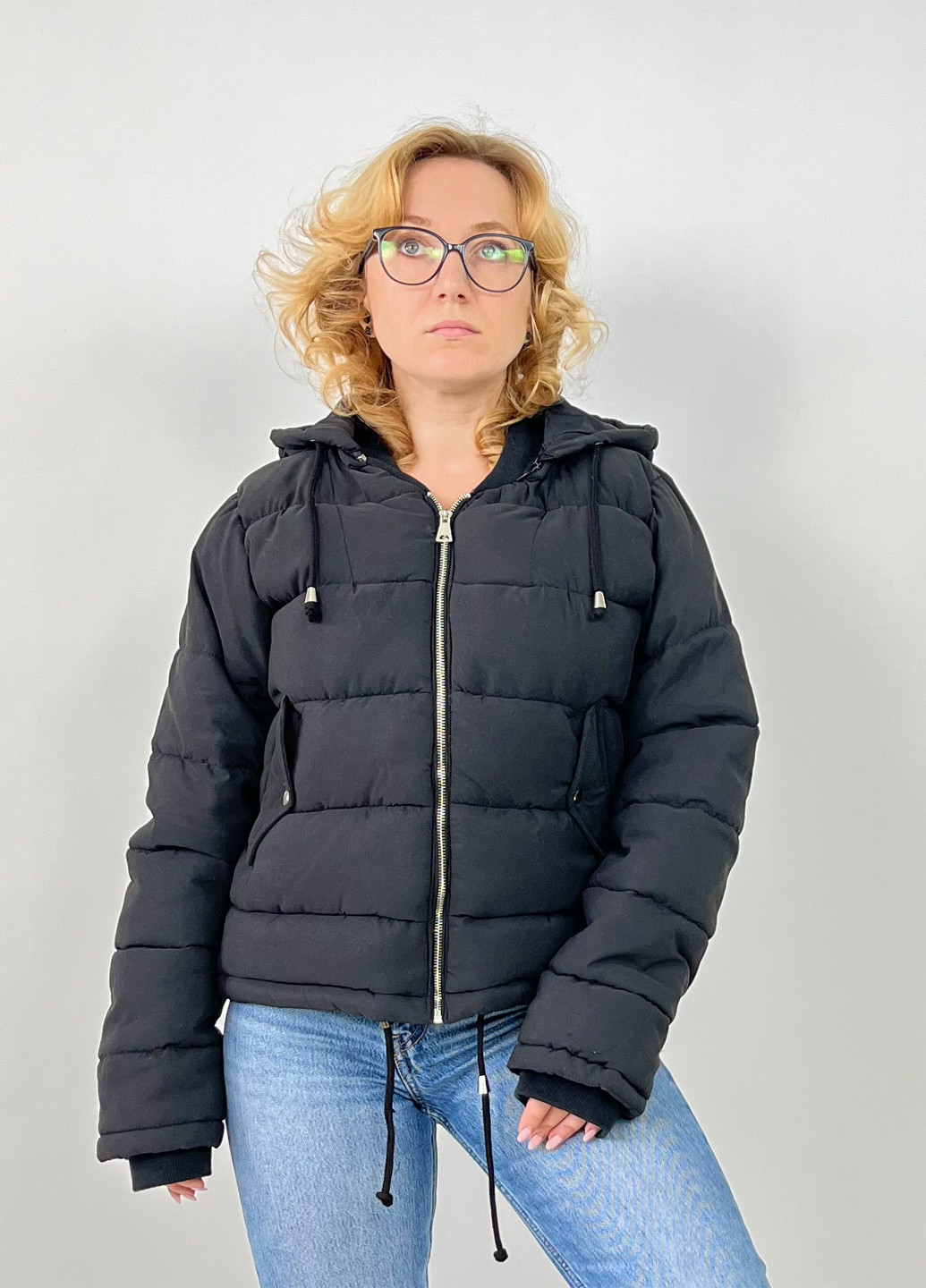 Чорна демісезонна куртка куртка-піджак Boohoo