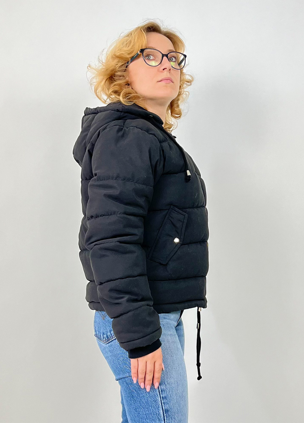 Чорна демісезонна куртка куртка-піджак Boohoo