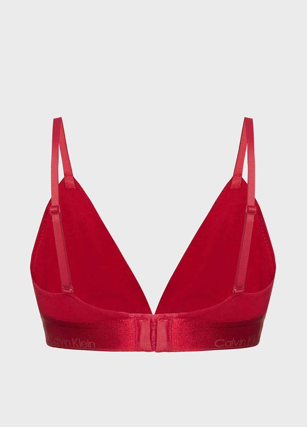 Красный бралетт бюстгальтер Calvin Klein без косточек хлопок