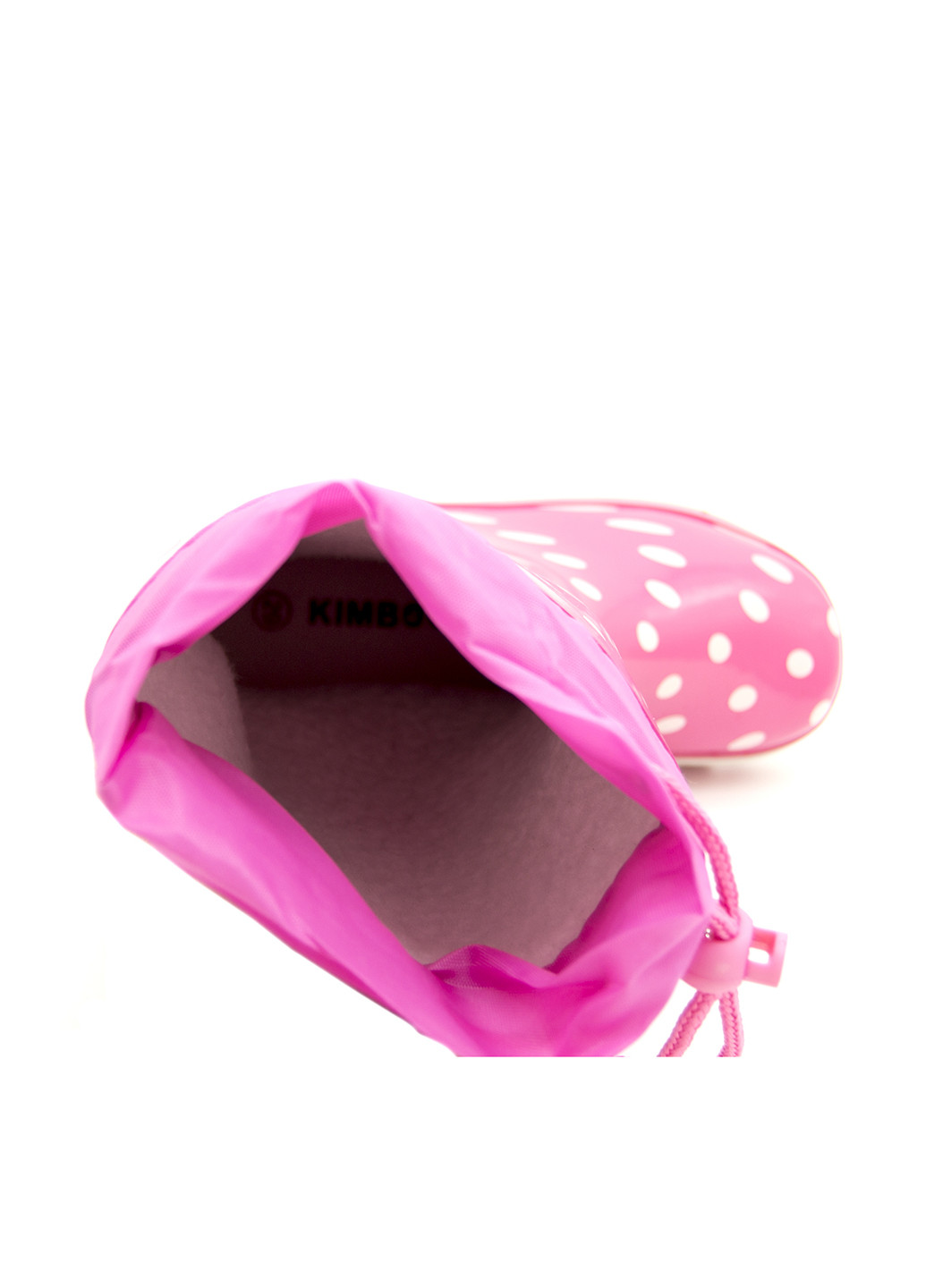 Розовые резиновые сапоги Kimbo Завязка