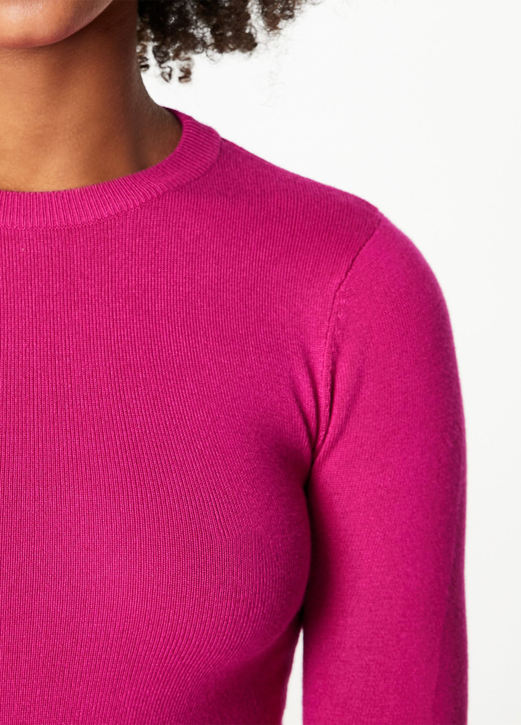 Фуксиновий (колору Фукія) демісезонний джемпер джемпер Jennyfer