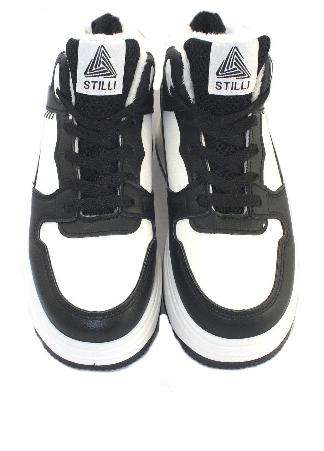 Зимние ботинки No Brand с белой подошвой из искусственной кожи