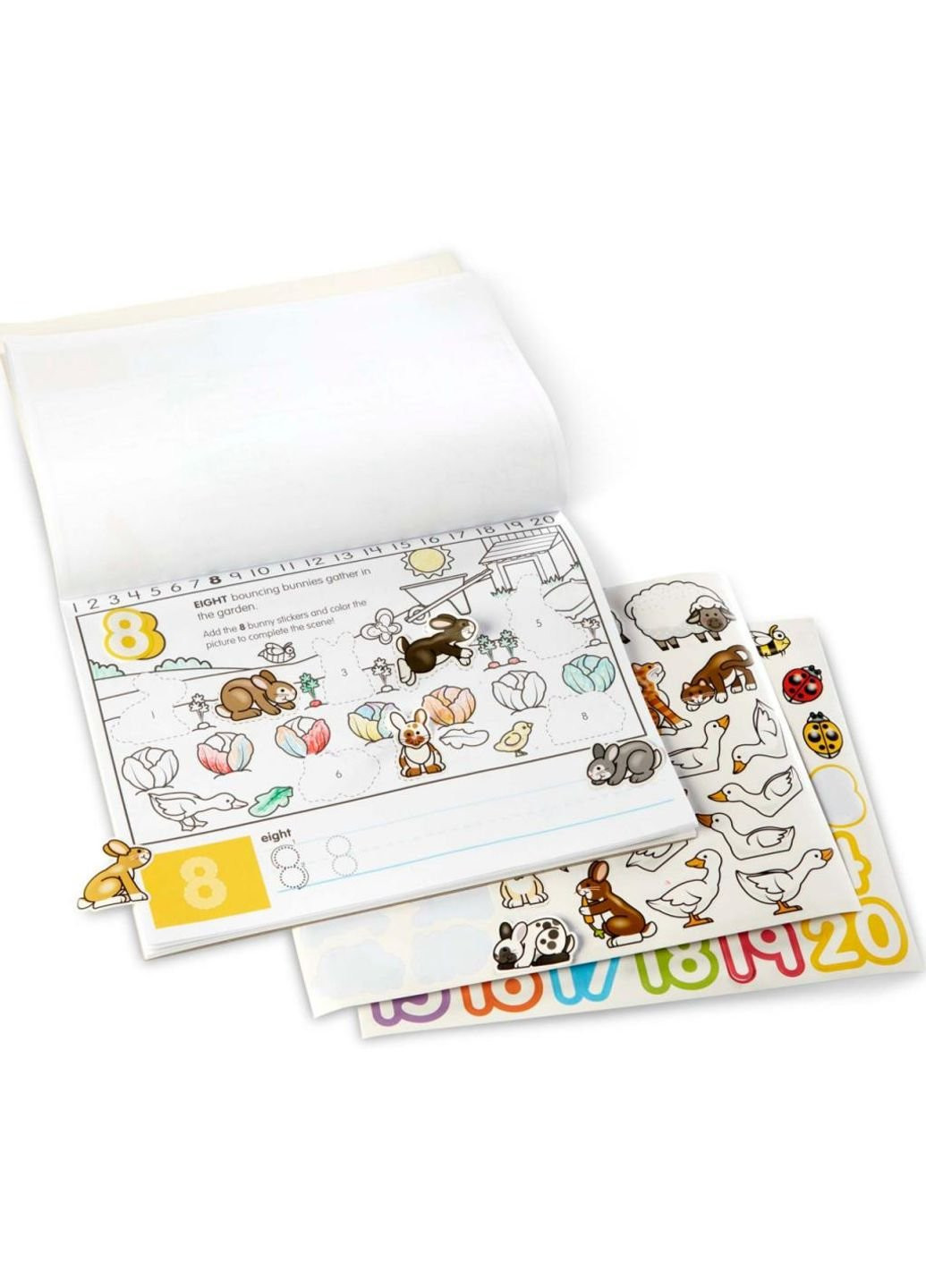 Набор для творчества Альбом раскрасок-наклеек Цифры (MD8566) Melissa&Doug (249598774)