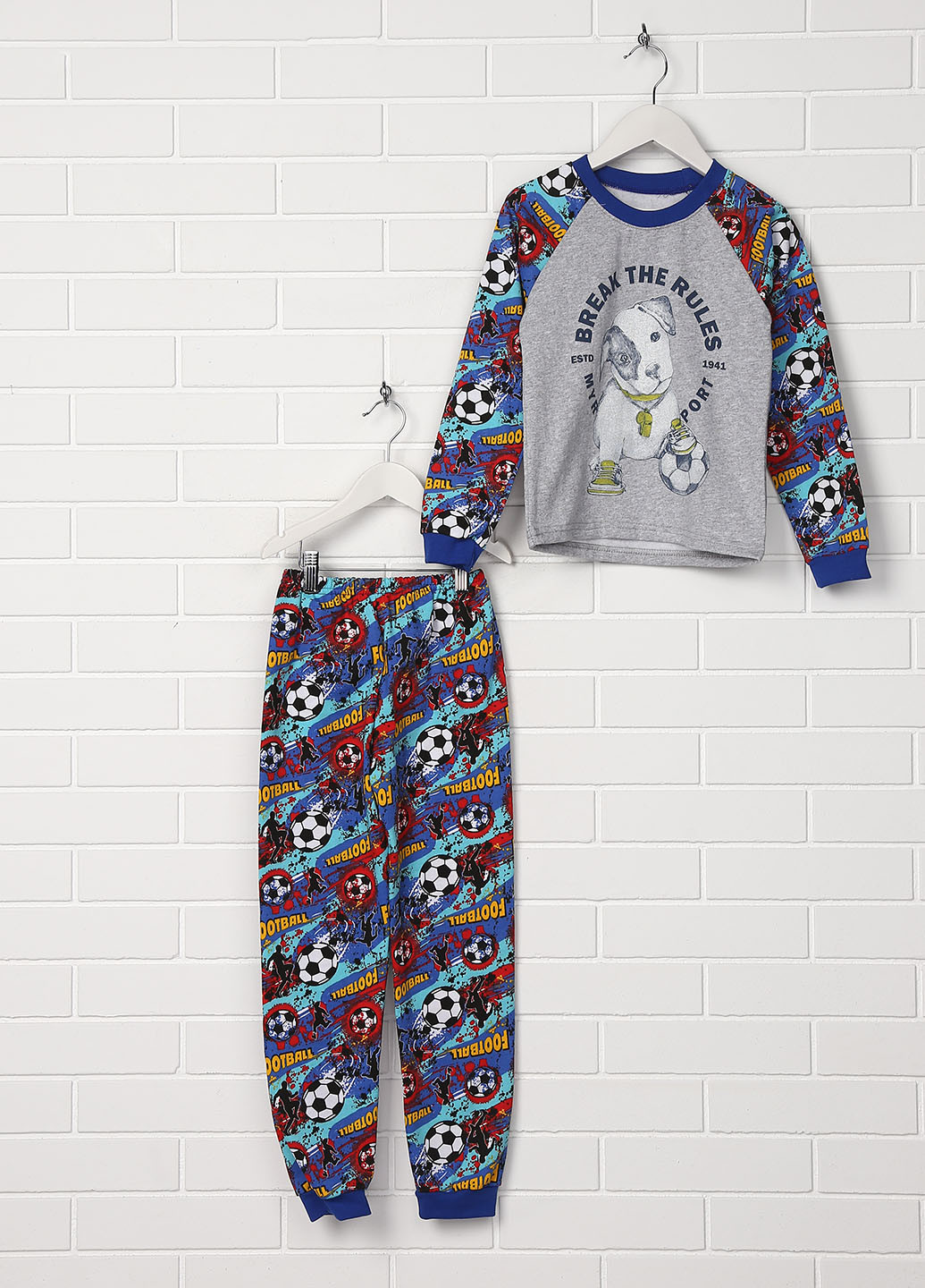 Серая всесезон пижама (реглан, брюки) Трикомир