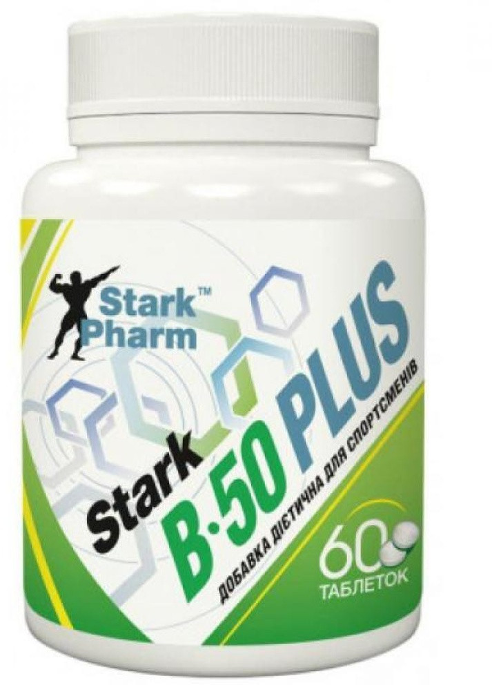 Комплекс витамина В Stark B-50 Plus (Multivitamins) - 60tab Stark Pharm (232599840)