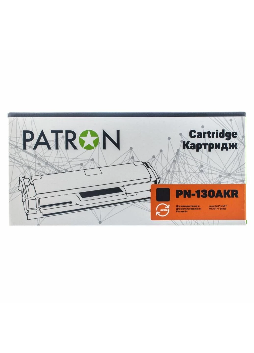 Картридж (PN-130AKR) Patron HP CLJ CF350A для M176/M177 Black, Extra (247617004)