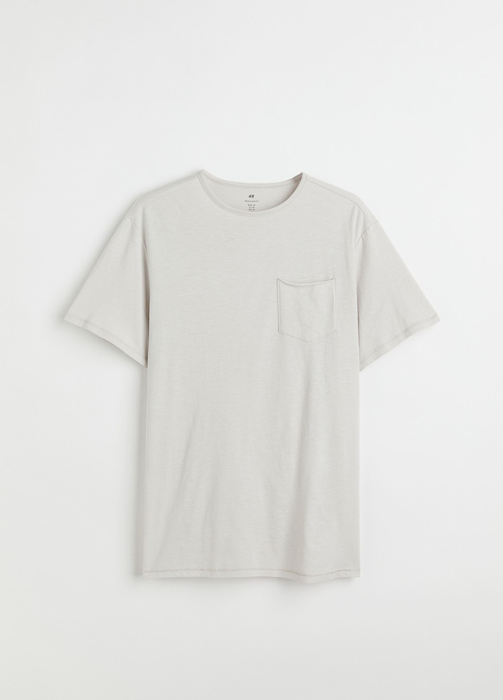 Светло-бежевая футболка H&M