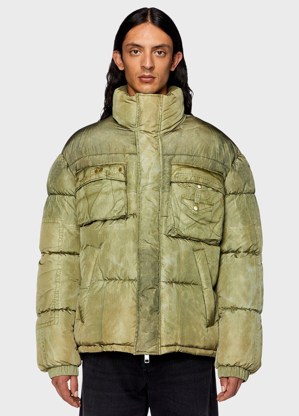 Зелена зимня куртка Diesel