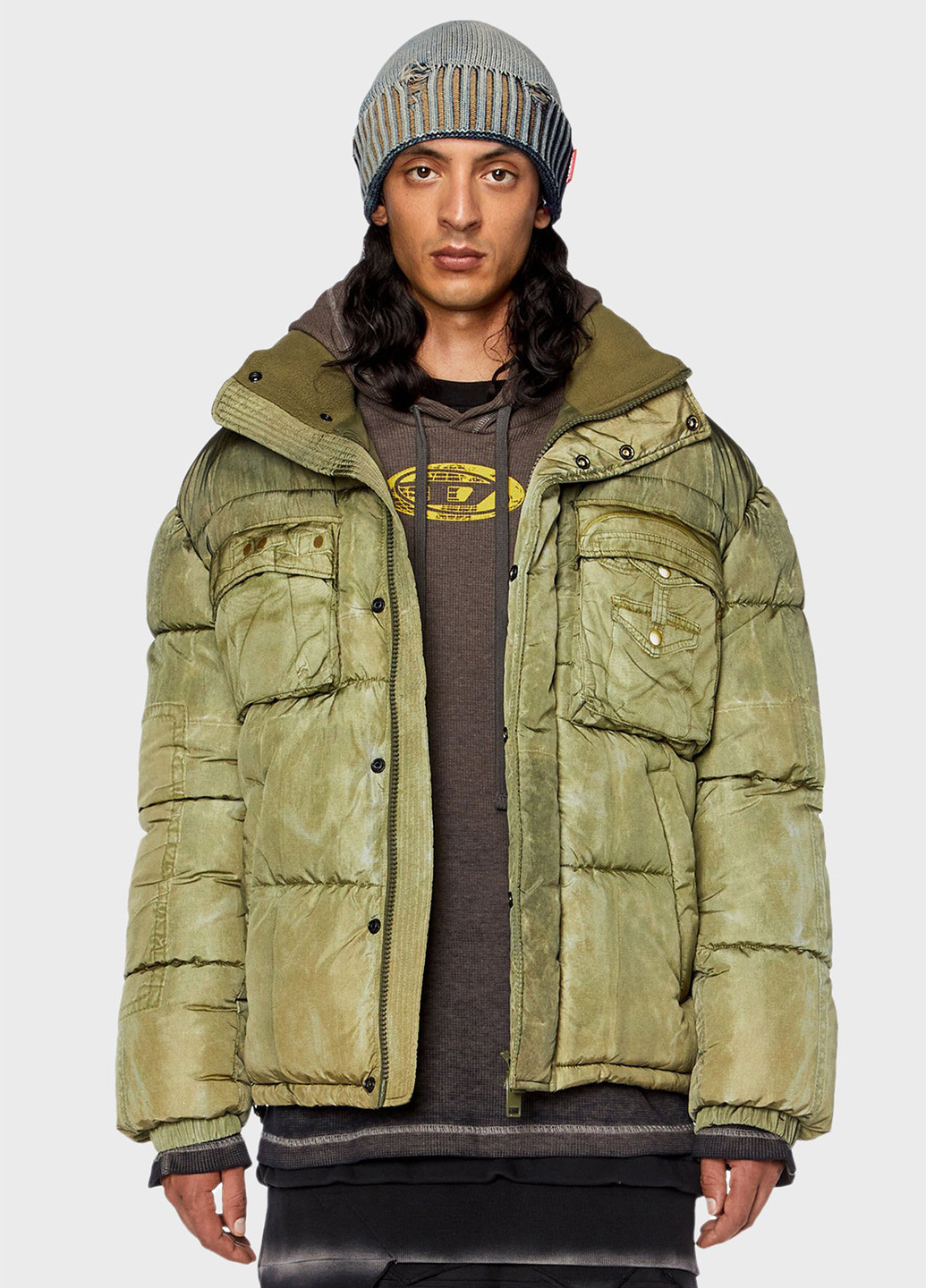 Зелена зимня куртка Diesel