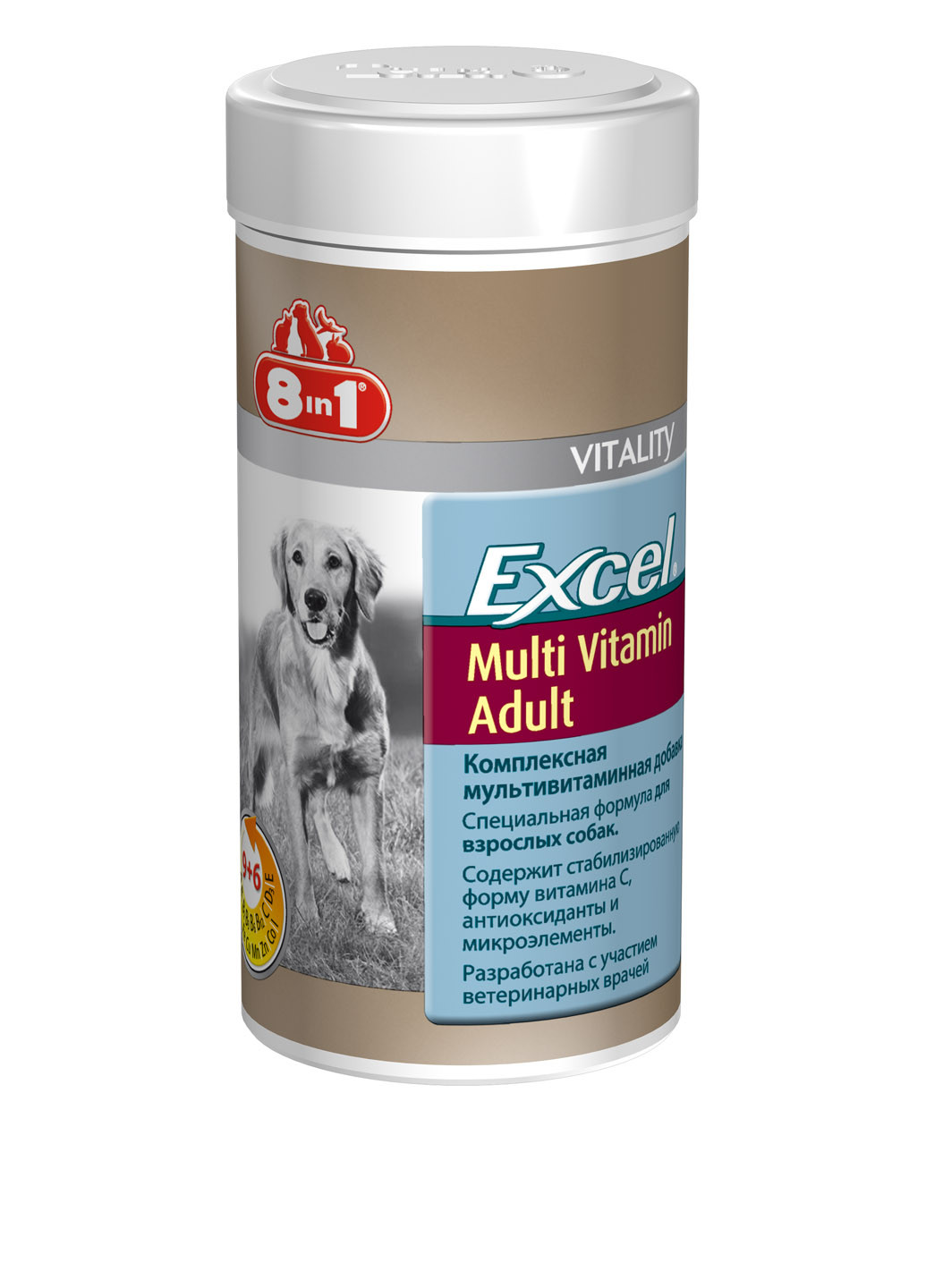 Добавка Excel Multi Vit-Adult (8 в 1), 70 таб 8 in 1 (16386710)