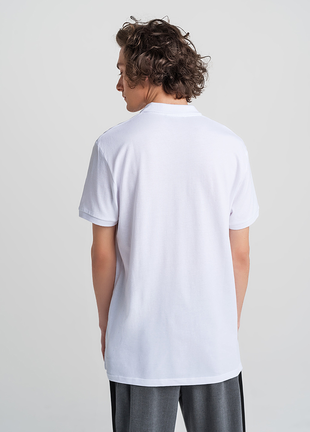 Белая футболка-рубашка для мужчин befree