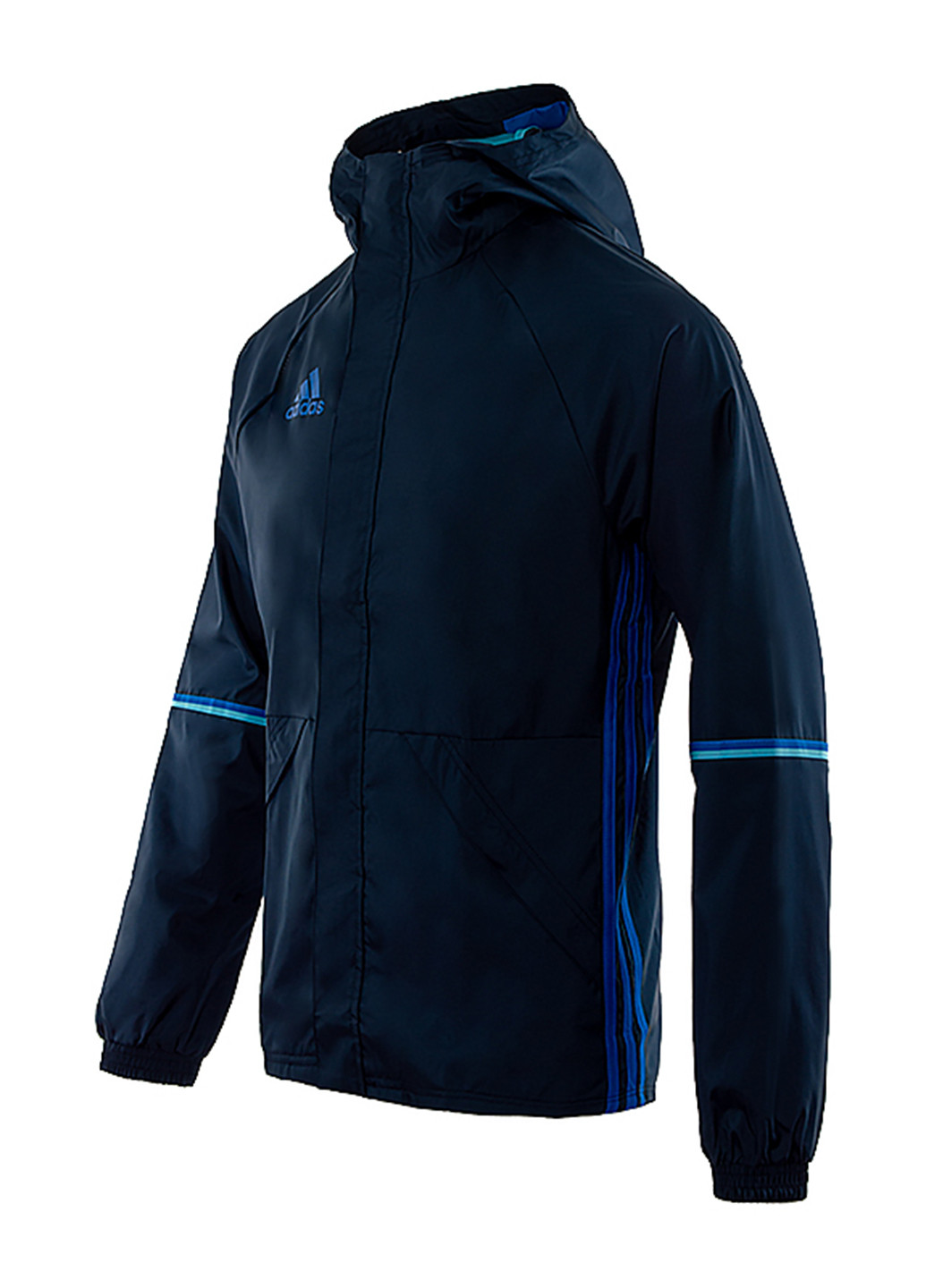 Темно-синя демісезонна вітровка adidas Condivo 16 Rain Jacket