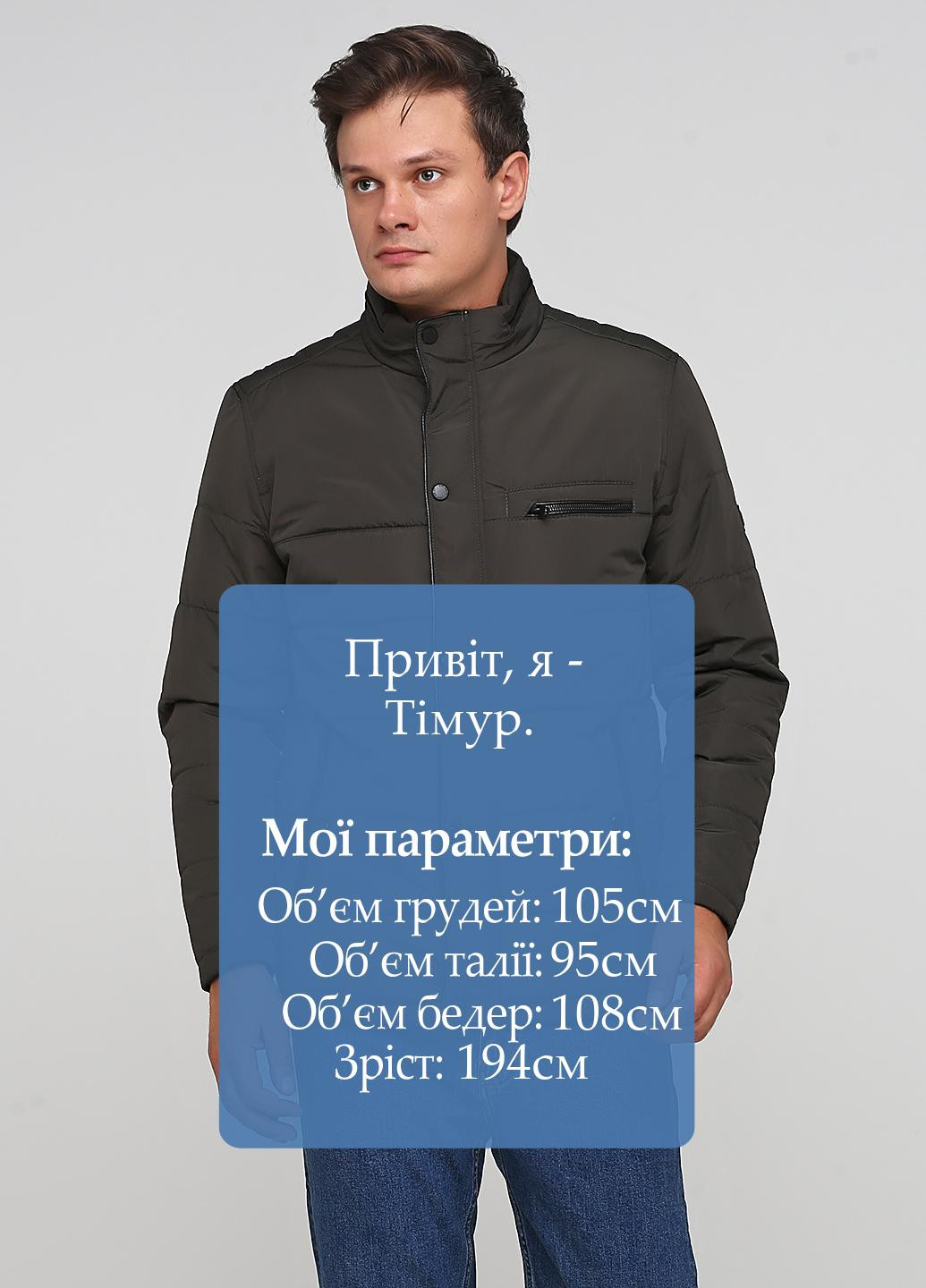 Оливкова (хакі) демісезонна куртка Danstar