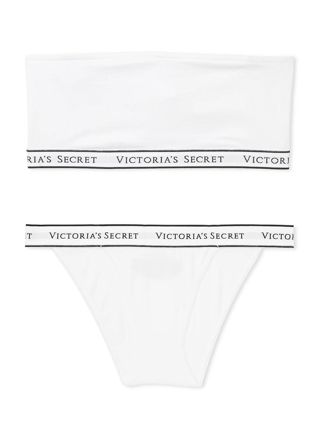 Белый демисезонный комплект (лиф, трусики) Victoria's Secret