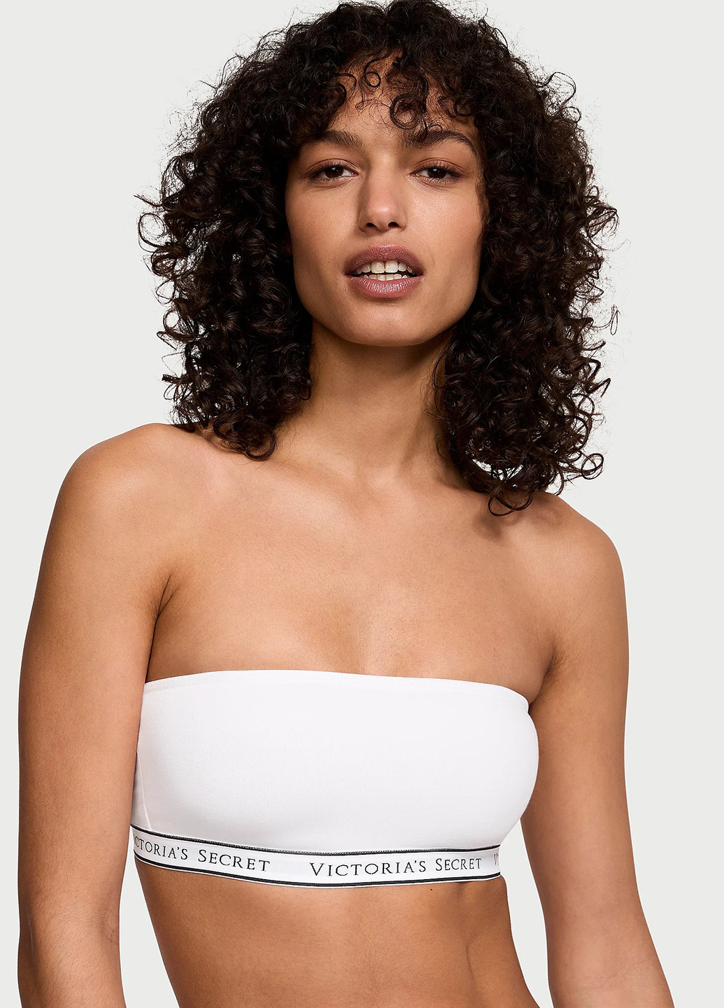 Белый демисезонный комплект (лиф, трусики) Victoria's Secret