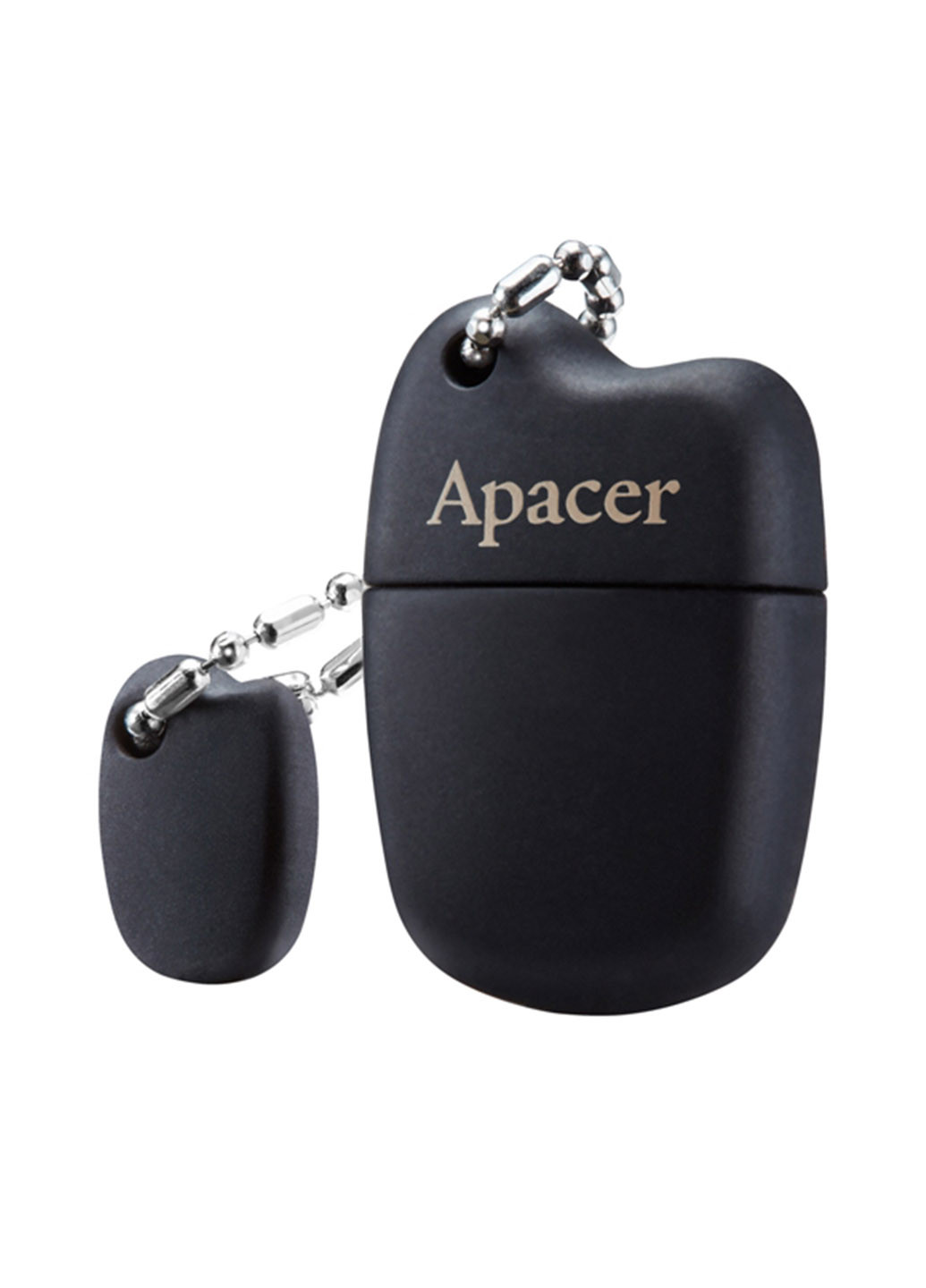 Флеш пам'ять USB AH118 16GB Black (AP16GAH118B-1) Apacer флеш память usb apacer ah118 16gb black (ap16gah118b-1) (133793981)