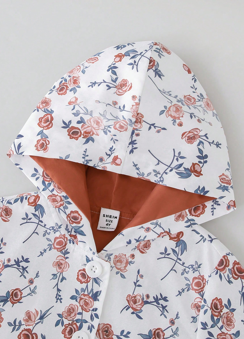 Белая демисезонная куртка SHEIN