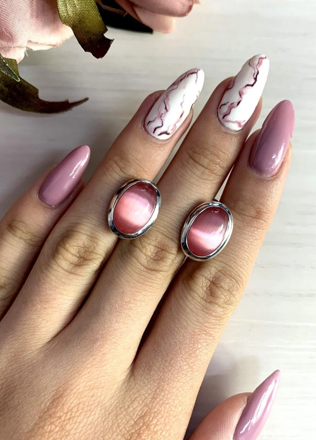 Серьги Silver Flame (152533227)