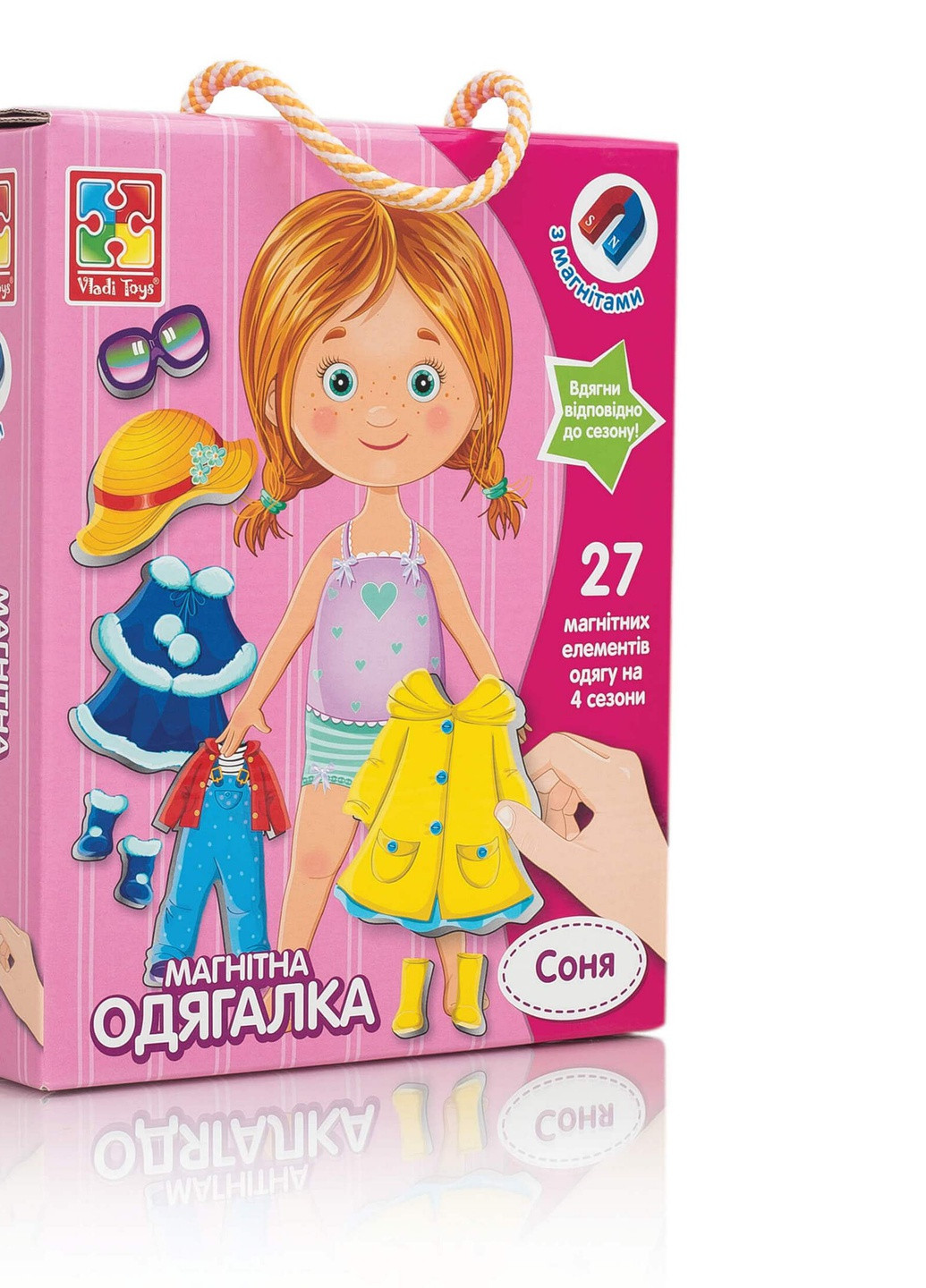 Магнітна одягалка "Соня" VT3702-07 (укр) Vladi toys (233409320)