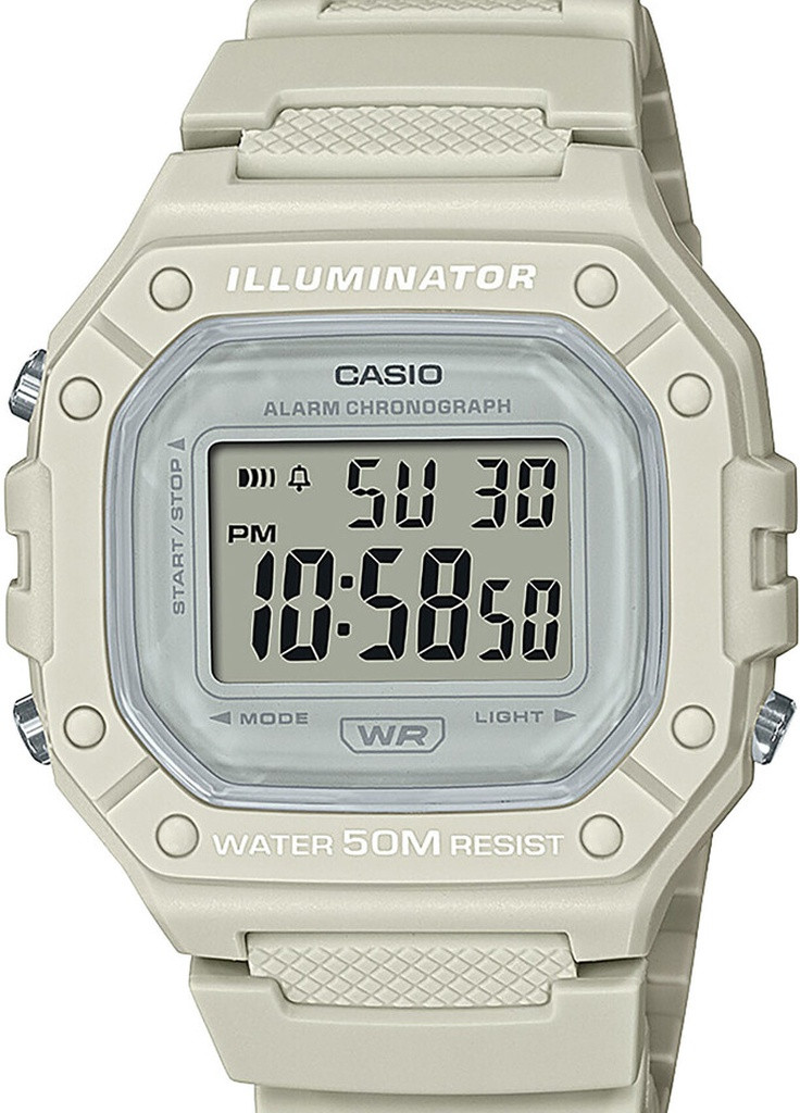 Часы W-218HC-8AVEF кварцевые спортивные Casio (253705961)
