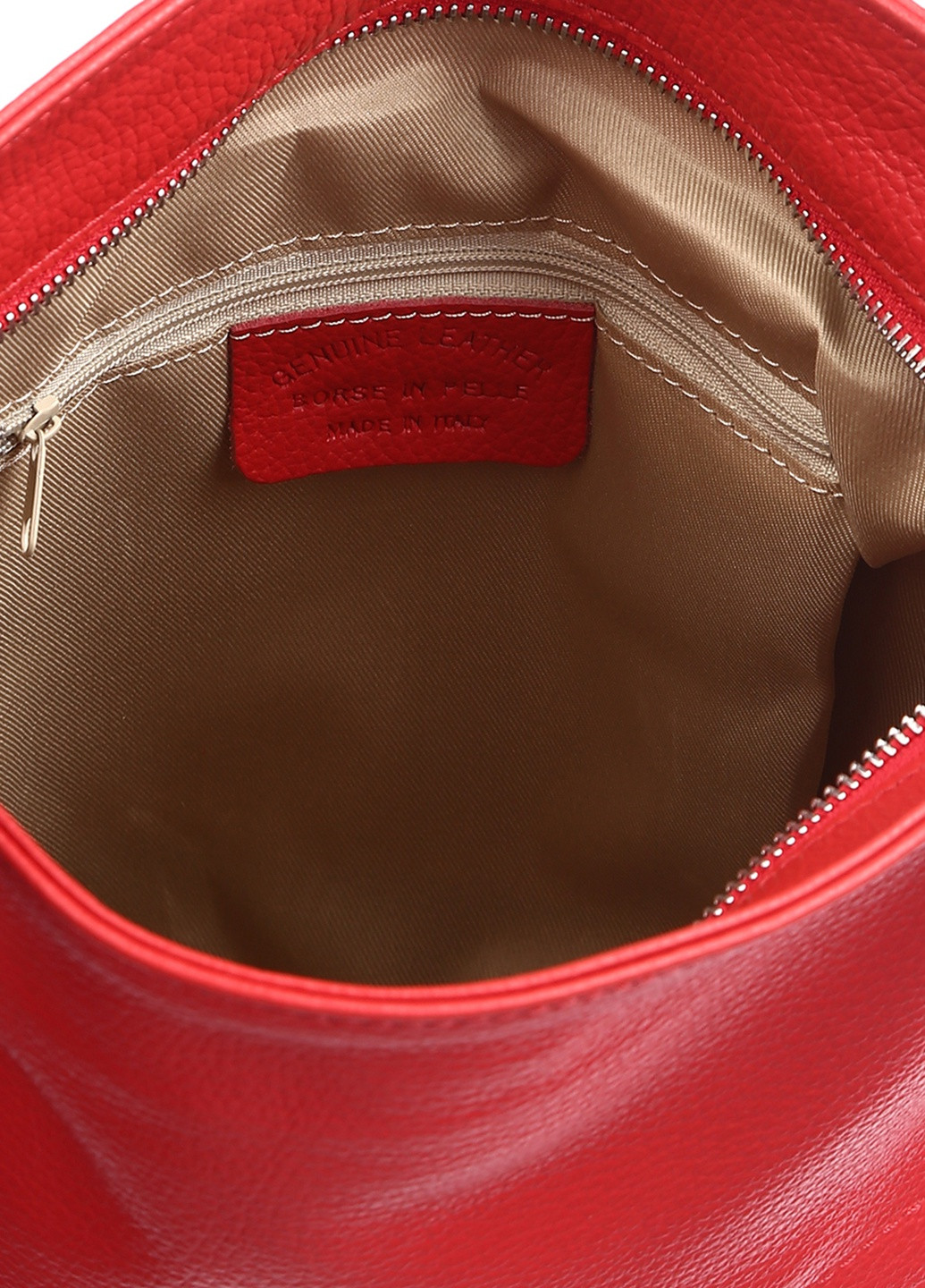 Красная кожаная сумка на плечо Conte Frostini (254368027)