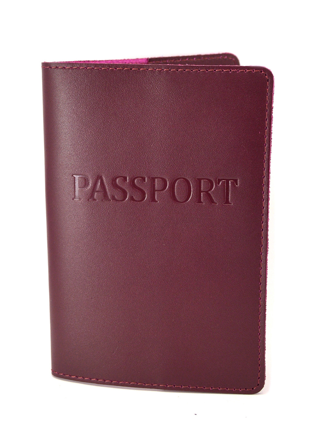 Подарочный набор №5: обложка на паспорт + обложка на документы + портмоне П1 (бордовый) ST (219722603)