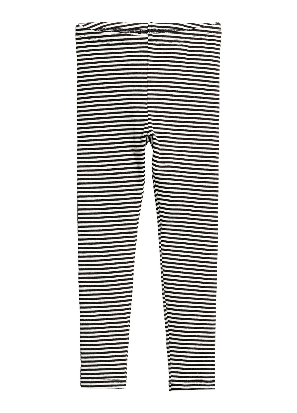 Легінси H&M смужки чорно-білі кежуали модал