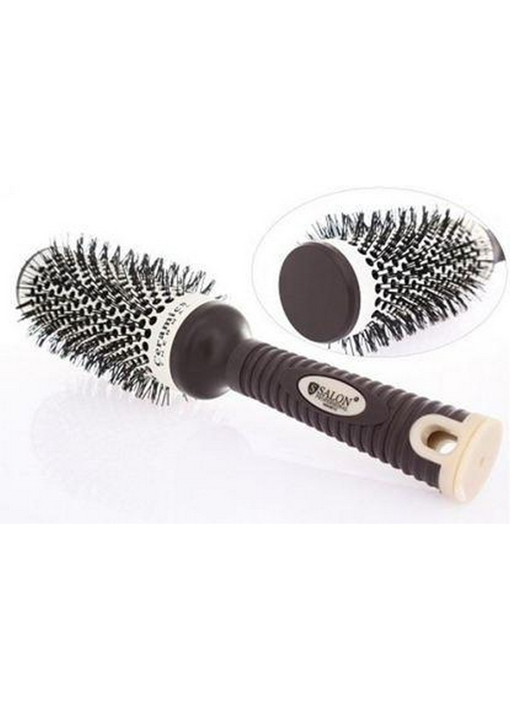 Керамічна щітка-брашинг для волосся Ceramics Thermal пластикова кругла 9884 BTC Salon (254844037)