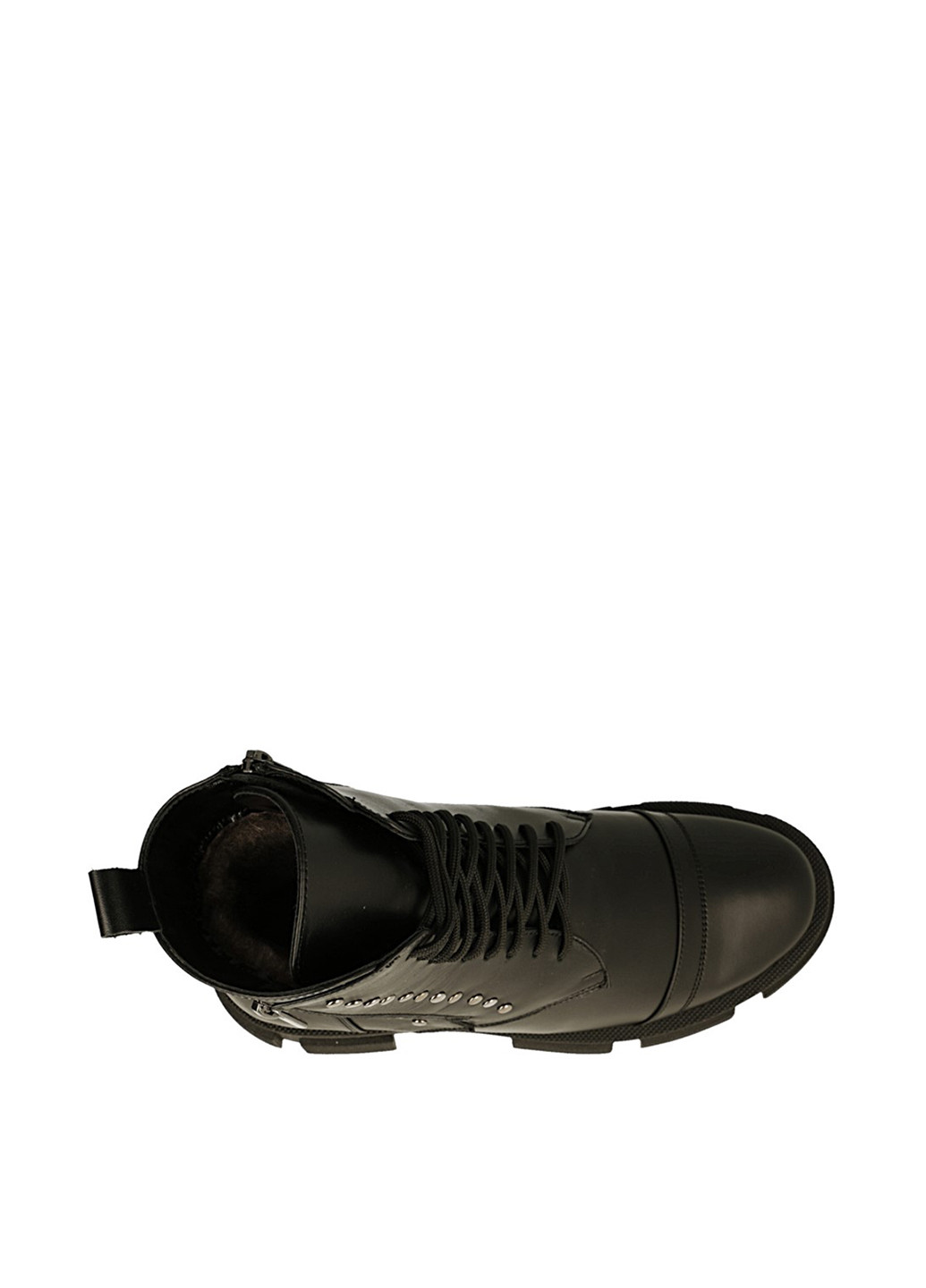 Зимние ботинки стилы Mario Cunelli с заклепками, с молнией, со шнуровкой