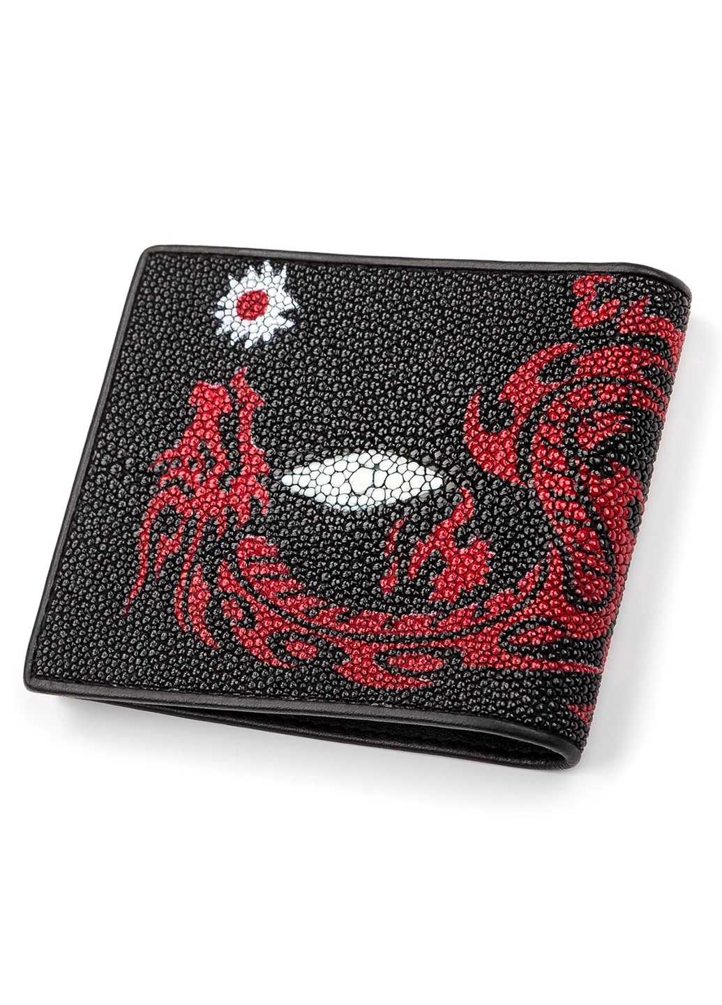 Чоловіче шкіряне портмоне 11,5 х9 см Stingray Leather (252132629)