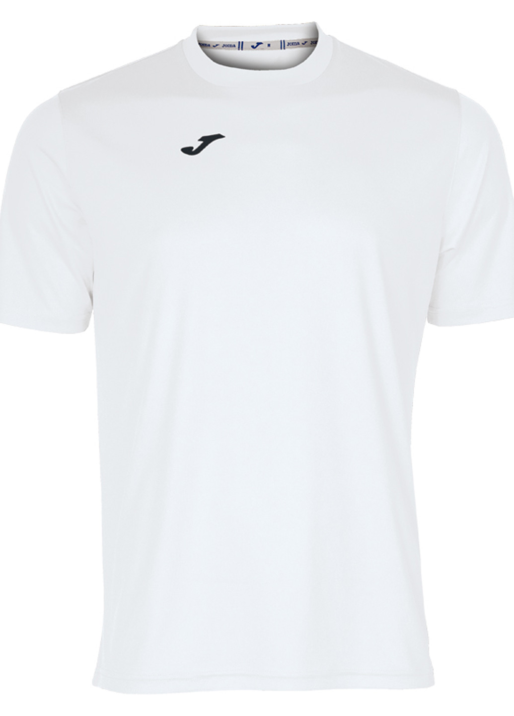 Белая летняя футболка с коротким рукавом Joma