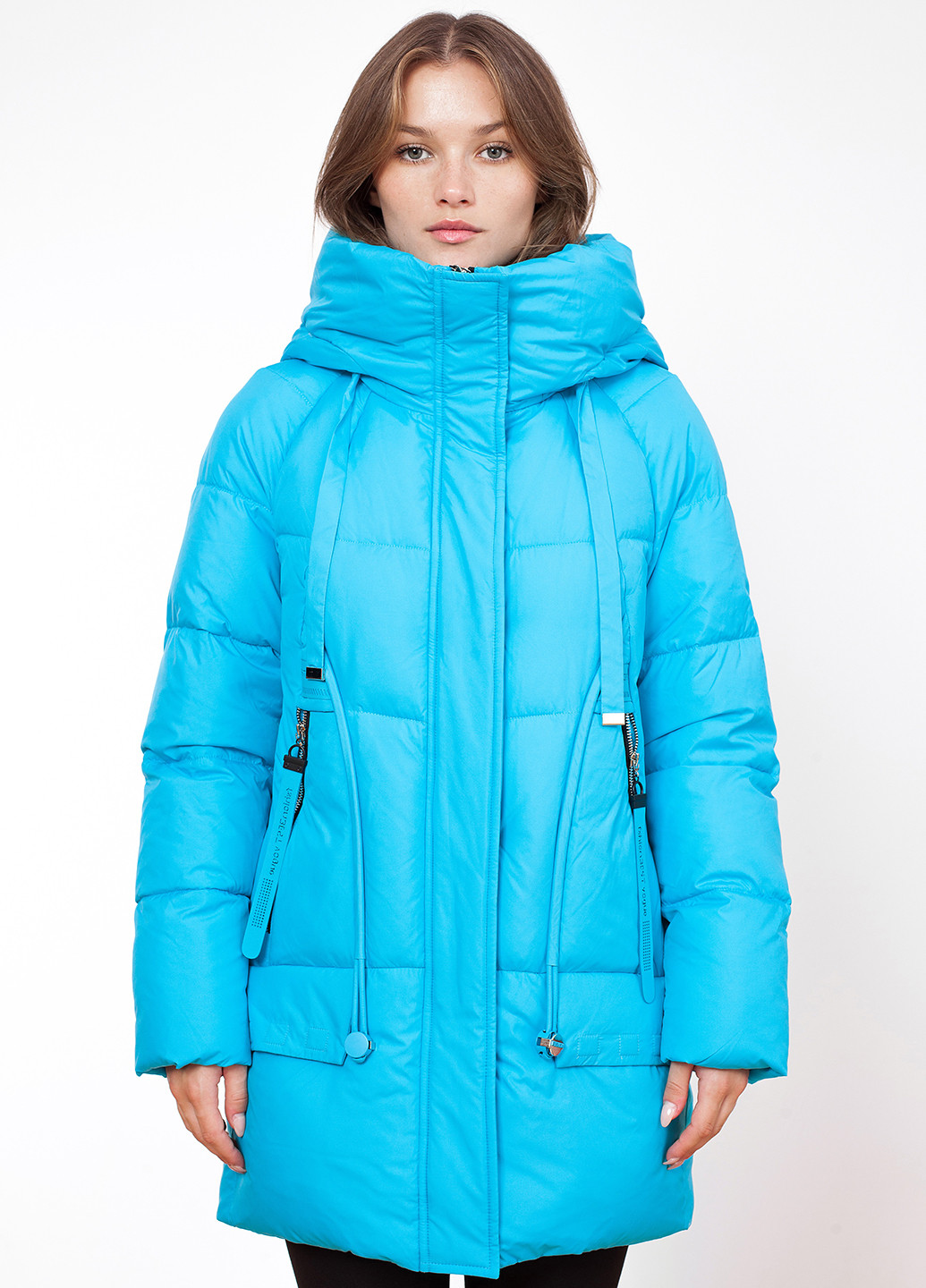 Синяя зимняя куртка куртка-пальто Peercat