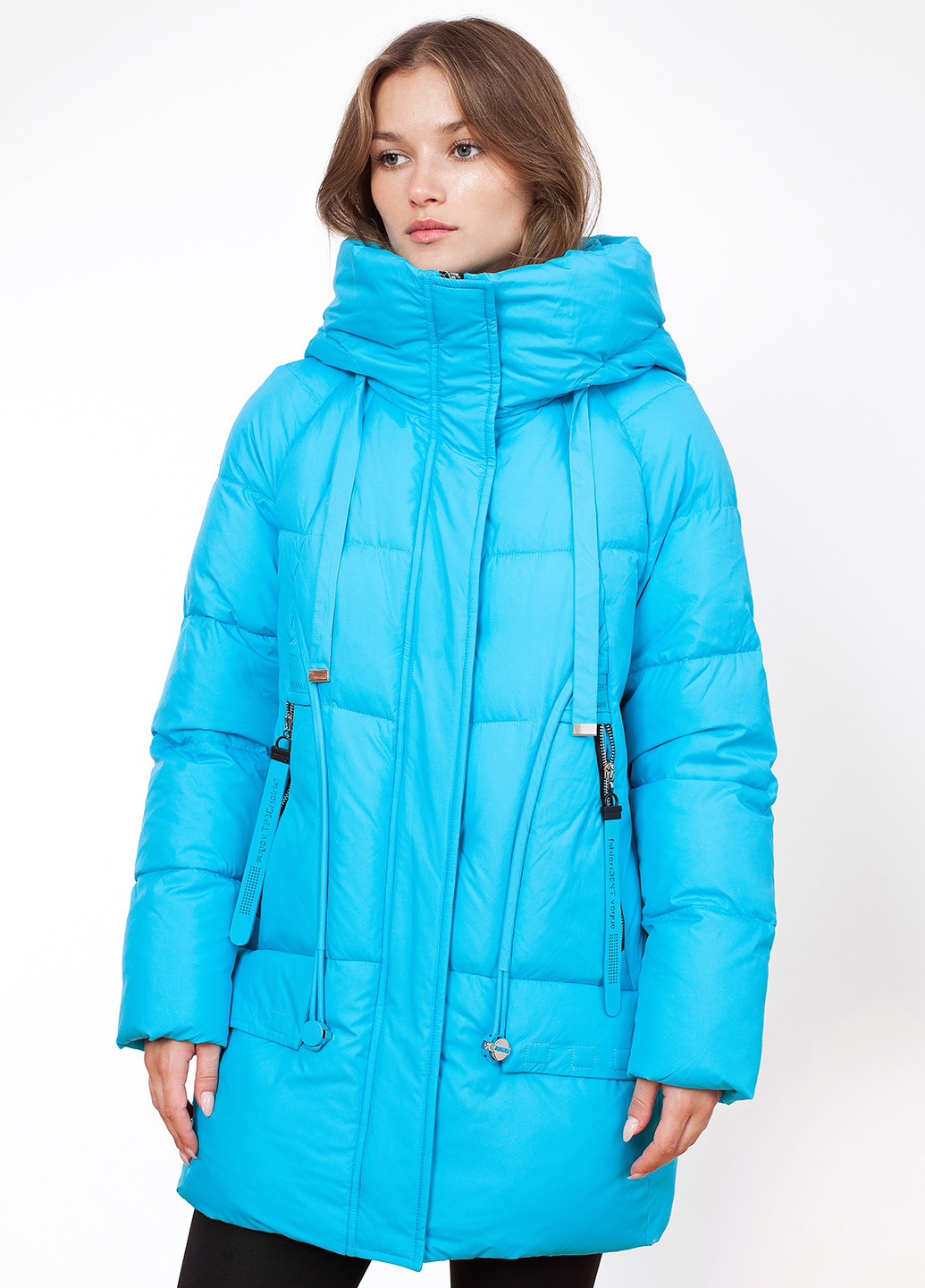 Синяя зимняя куртка куртка-пальто Peercat