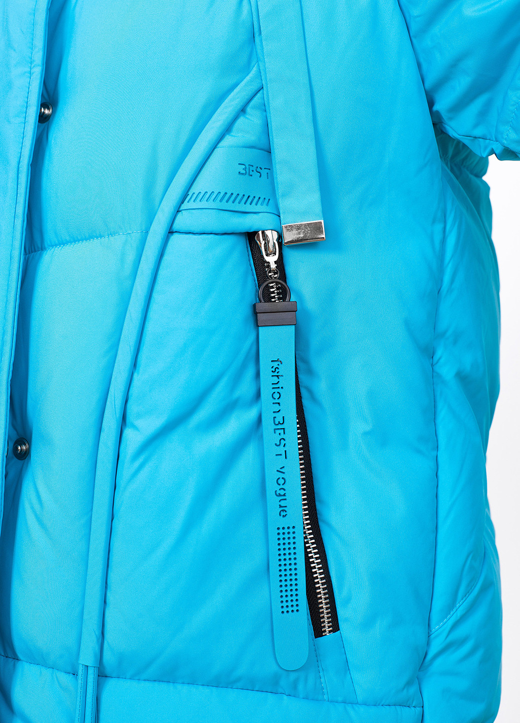 Синяя зимняя куртка куртка-пальто Peercat