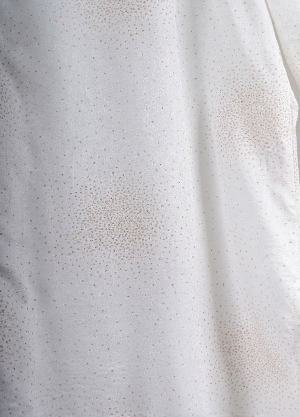 Молочная демисезонная блуза-рубашка с принтом в68 Luxik